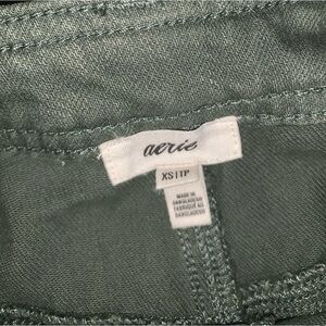 Aerie Sage Green Overalls